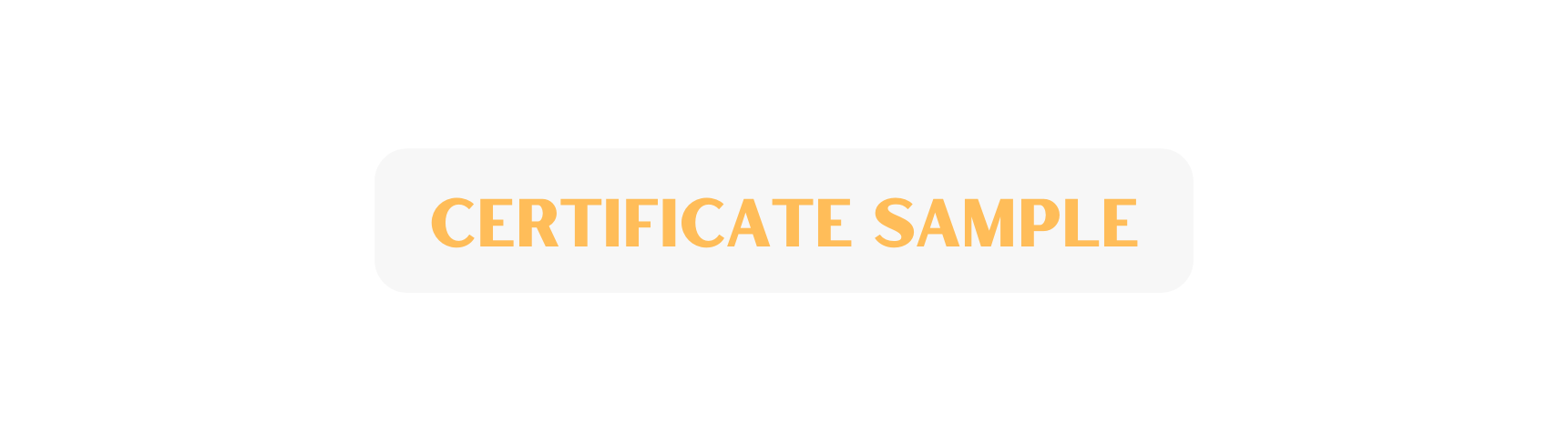 Certificate sample